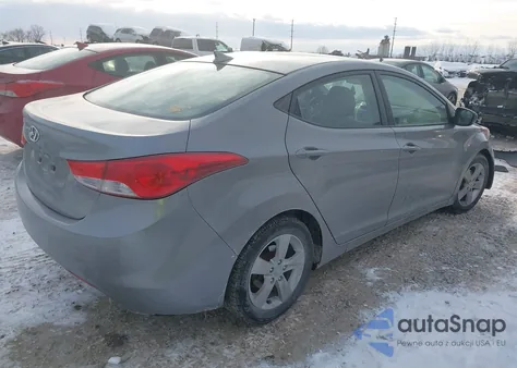 2011 Hyundai Elantra Gls (Ulsan Plant) from USA, damaged, VIN KMHDH4AE1BU106086